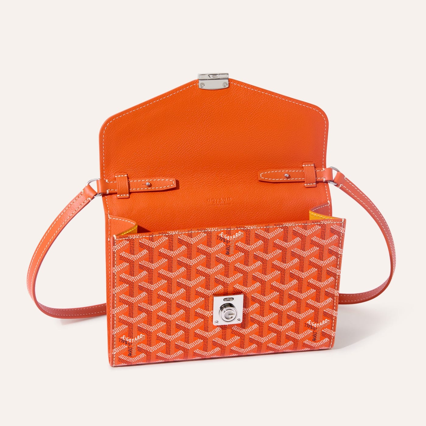 Goyard Chypre Wallet-Pouch Orange - Image 4